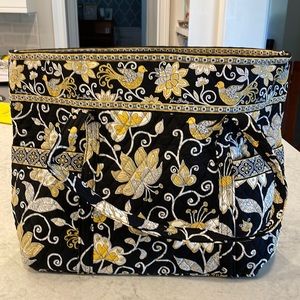 Vera Bradley NWT Super Tote Yellow Bird Pattern
